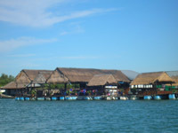 Black Crab floating restaurant off Laem Hin