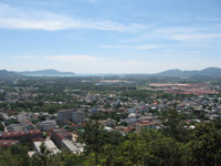 Khao Rang view across Phuket town to Chalong Bay