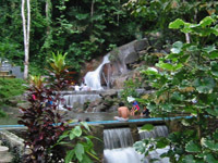 Artificial drop pools at Kathu Waterfall