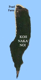 Koh Naka Noi Island Map